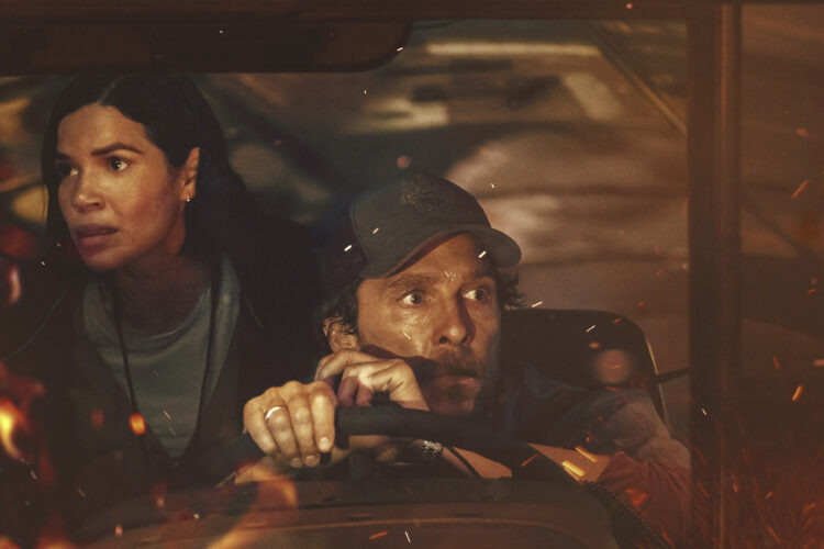 Movie Review: Matthew McConaughey steers a white-knuckle wildfire drama in 'The Lost Bus'